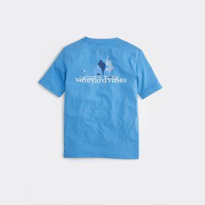 Vineyard Vines boys batter up baseball tee Youth M
